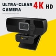thumbnail image 2 of 4K Webcam Full HD Web Camera with Microphone USB Plug Autofocus,A, 2 of 5