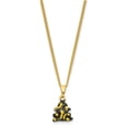 thumbnail image 4 of Luxury Giftware by Jere Bejeweled DART Black and Yellow Frog on Leaves Trinket Box with Matching 18 inch Necklace, 4 of 4