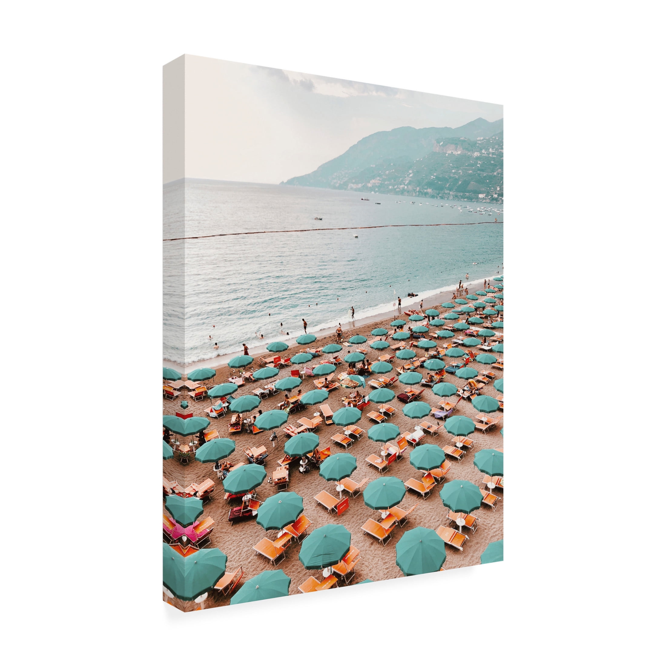 Canvas Wall Art - Krista Broadway 'Jacmel' Wall Art for Living Room, Bedroom, or Office Décor by Trademark Fine Art - 35 x 47 Inches