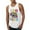 White, variant on Rad 90's Vibes Vintage Mens Graphic Tank Top, Heather Grey, Medium