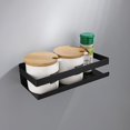 thumbnail image 4 of Estante de ducha y almacenamiento, muebles de baño de acero inoxidable negro, 4 of 4