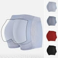 thumbnail image 3 of Men Trunks Built-in Fake Butt Hip Lifter Enhancer Shorts Briefs Padded U Convex Pouch Mid-rise UnderGift, 3 of 3