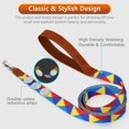 thumbnail image 3 of FYBTO 4ft/5ft/6ft FYBTO es for Medium/Small Dogs FYBTO FYBTO with Padded Handle Reflective Vegan Leather FYBTO es, 3 of 7