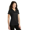 thumbnail image 4 of Port Authority Ladies Crossover Raglan Polo-XS (Black), 4 of 6