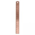 thumbnail image 1 of pequeña regla recta,Regla pequeña de metal de 6 pulgadas,regla de cobre métrica,Regla recta de metal,marcador,herramienta de medición,Regla de dibujo lineal grabada de dos escalas en cm y, 1 of 8