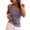 Purple, variant on ANRABESS Women Ribbed Tank Tops Slim Fit Henley Shirts Sleeveless V Neck Button Down Blouse Casual Summer Basic Tees Tops White XS