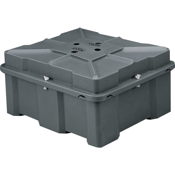 Todd 912339 Heavy Duty 8D Double High Marine Battery Box