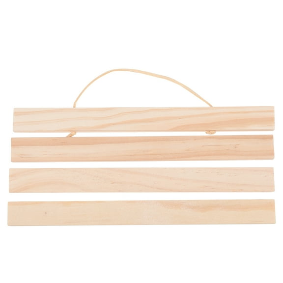 HINTRMENT Magnetic Poster Hanger Home Decoration Light Brown 1 Set 12.2x0.8in