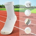 thumbnail image 6 of Youth Grip Soccer Socks - Boys and Girls Athletic Sport Socks for Baseball Football Basketball Hockey Rugby 4 Pairs(Age:4-12Years), 6 of 7
