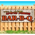 thumbnail image 1 of World Famous BBQ 13 oz Vinyl Banner With Metal Grommets, 1 of 4