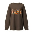 thumbnail image 4 of Patlollav Halloween Sweatshirts,Women Pumpkin Coffee Graphic Fall Crewneck Shirt, 4 of 6