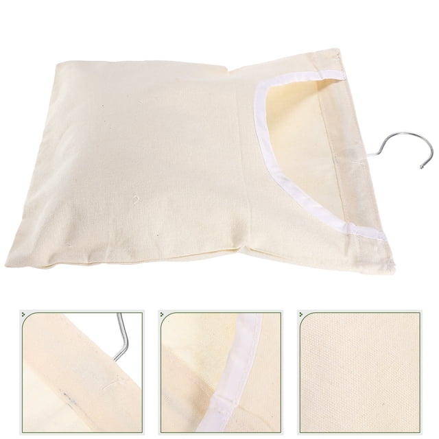 BESTYASH Organizador Portátil Beige Para Pinzas De Ropa Con Gancho Para Colgar En Interiores Y Exteriores