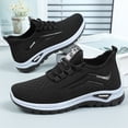 thumbnail image 6 of Domzle Women's Slip On Walking Shoes Wide Cushion Running Tennis Shoes with Arch Support Insole, Non Slip for Nursing Workout Gym Athletic Fashion Black, 6 of 6