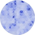 thumbnail image 1 of Ahgly Tapis Rond Lavable en Machine Intérieur Transitionnel Bleu Ciel, 5 Pieds Rond, 1 of 7