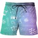 thumbnail image 1 of Pantalones cortos con estampado 3D de Graffiti para hombre, pantalones cortos deportivos informales de playa con pintura artística de secado rápido, ropa de verano Fivean unisex, 1 of 2