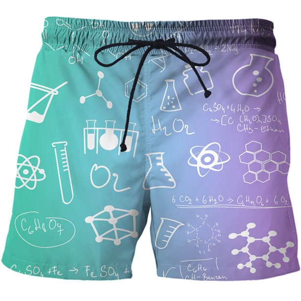 Pantalones cortos con estampado 3D de Graffiti para hombre, pantalones cortos deportivos informales de playa con pintura artística de secado rápido, ropa de verano Fivean unisex