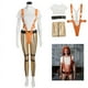 thumbnail image 2 of Disfraz de Leeloo de El quinto elemento, película, para mujer, tops, pantalones, tirantes, en stock, para fiesta de Halloween, disfraces de niña alienígena, Takerlama, 2 of 4