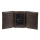 thumbnail image 4 of Wallet Dickies para hombre, triple pliegue, marrón con cadena, 4 of 6