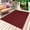 Dark Red, variant on Vintage Sky Blue Outdoor Rug 3x5 Ft - Reversible Patio Rug Outdoor Camping Rugs, Farmhouse Retro Solid Color Linen Texture Indoor Outdoor Area Rugs, Non-Slip Outdoor Carpet Runner for Deck/Porch