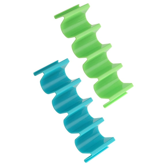 IFANLANDOR 1 Set Taco Servers Plastic PP Non-Slip Base Assorted Color Households