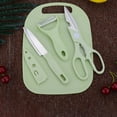 thumbnail image 1 of 2-in-1 Cutting Board Set, Household Vegetable Peeler Chopping Board, Fruit Knife, Scissor, Home Kitchen Tool, 1 of 4