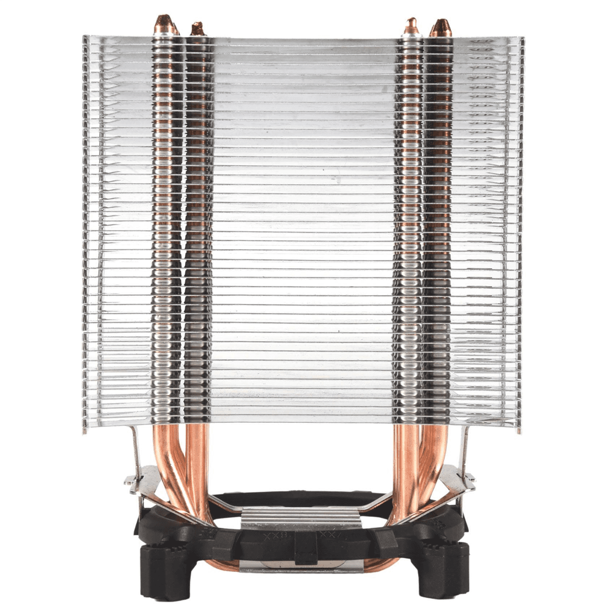 Fanless CPU Cooler 12Cm Fan 6 Copper Heatpipes Fanless Cooling Radiator for LGA 1150/1151/1155/1156/775 ,Black & Silver