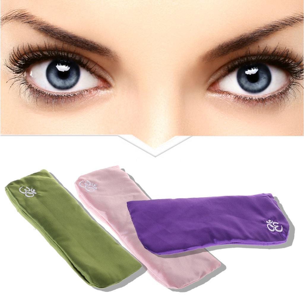 LIANXUE Yoga Eye Pillow Silk Cassia Seed Lavender Relaxation Mask Aromatherapy