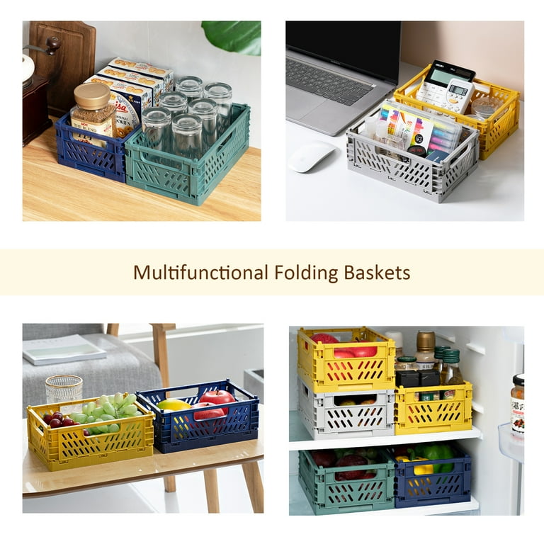 Plastic Crates In Storage Containers | White