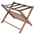 thumbnail image 2 of Winsome Reese Luggage Rack with Shelf, Teak Finish, 2 of 9