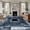 Gray, variant on Black White Plaid Kitchen Runner Rug 2.7x5 Washable Runners for Hallway Non Slip Modern Abstract Checkered Striped Large Area Rug Indoor Floor Carpet for Bathroom Laundry Entryway Bedroom Living Room