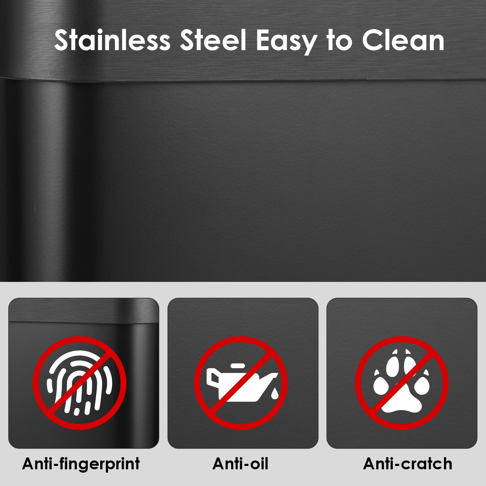 Arlopu 18.5 Gallon Automatic Garbage Can Motion Sensor Touchless Kitchen Trash Can with Soft-Close Lid, Stainless Steel
