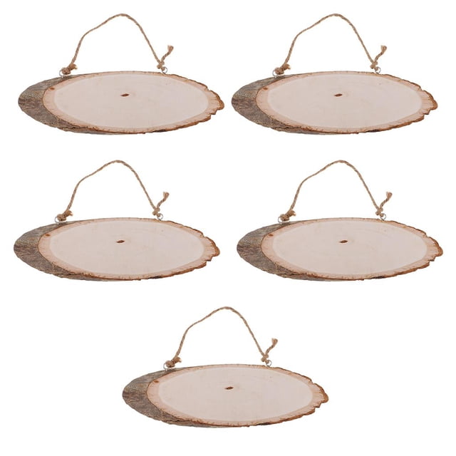 5X Rodajas de de Pino Posavasos en Bricolaje de Manualidad Fotografías Pastorales de Accesorios