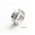thumbnail image 4 of SS DESIGNS Spinner Ring, 925 Sterling Silver Ring, Spinner Ring, Meditation Silver Ring, Handmade Ring, Statement Ring-Women Ring-Gift For Her, 4 of 4