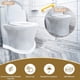 thumbnail image 5 of Tira de masilla para sellar paredes de bañeras, 1,4" x 10,5 pies, PVC, blanca, autoadhesiva, resistente al agua, sellador de masilla, moldura decorativa para fregadero de cocina, baño, inodoro,, 5 of 8