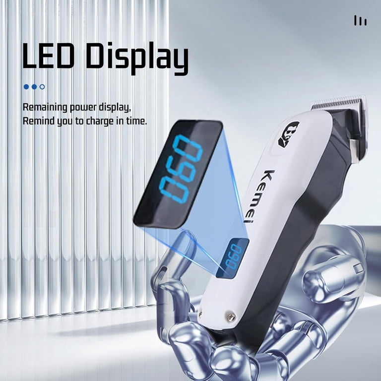 KEMEI Trimmer Electric Beard Trimmers for Men，Cordless Small