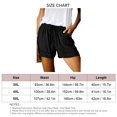 thumbnail image 1 of Pantalones cortos casuales con cordón, pantalones cortos casuales para mujer, pantalones cortos elásticos con cintura elástica para mujer, pantalones cortos deportivos para mujer, durabilidad mejorada, 1 of 3