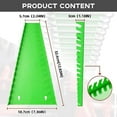 thumbnail image 3 of Plastic Wrench Organizer, Premium High-density Wrench Holder, Large Wrench Racks for Wall and Tool Box, 96 Slots Fit SAE& Metric Wrench Tray(6Green) Green 6PC Green 6PC, 3 of 5