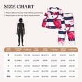 thumbnail image 4 of Balery Pink Flamingos Conjunto de Pijama con Estampado para Mujer, Conjunto de Dos Piezas con Manga Larga, Ropa de Dormir Suave con Bolsillos, Pijamas Cómodos-XX-Large, 4 of 7