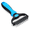 Blue, variant on Pet Grooming Brush, Double-Sided Dematting Comb and Undercoat Rake, Gentle Rounded Teeth, Shedding Control, Easy Clean, for Long Haired Pets