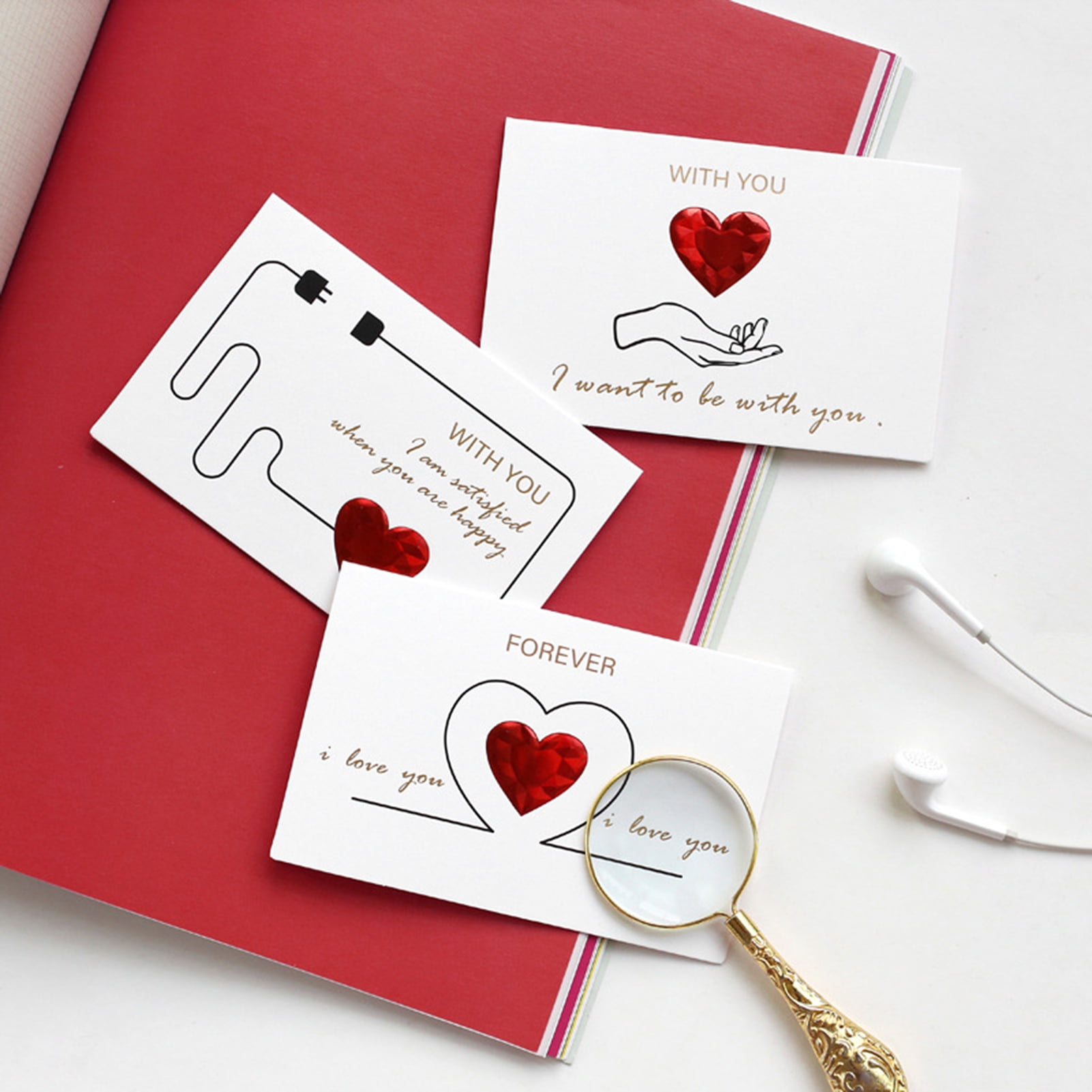 AFIE Valentine-Karte 'Je T'aime' Mit Neon-Tinten - 12x17,5cm, Inkl. Umschlag, Hergestellt In Frankreich