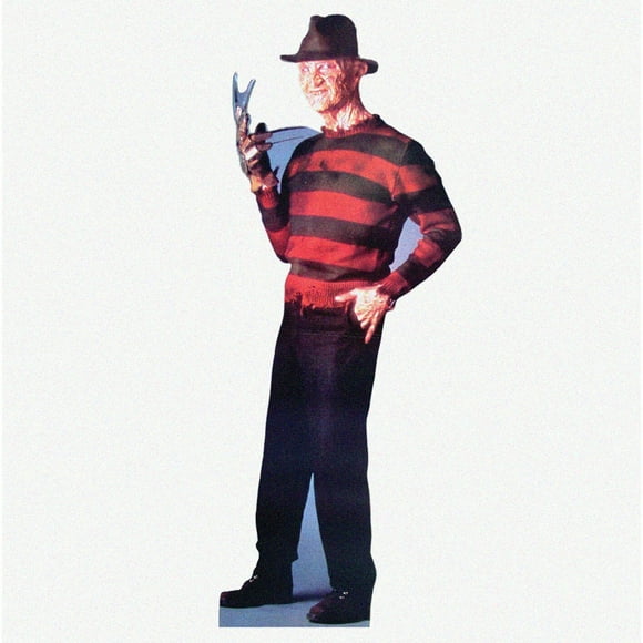 Freddy's Nightmare Standup Taille Réelle - un Cauchemar sur Rue d'Orme Découpé pour les Fans d'Horreur et les Fans de Films