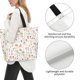 thumbnail image 3 of Fotbe Doodle Wine Bolsa Tote Estética de Lona con Estampado para Mujer - Bolsa Reutilizable de Hombro Casual para Vacaciones, Compras, Trabajo y Gimnasio, 3 of 8