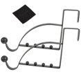 thumbnail image 1 of 2pcs Over The Door Hook Hanger Household Over Door Coat Hook Over Door Coat Bag Hook, 1 of 3