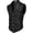 Black, variant on Gyujnb Men's Jacquard Suit Vest Subtle Pattern Button‑Down Linen Blend Lapel Waistcoat for Formal Party,Black