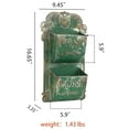 thumbnail image 5 of Bigfortune Metal Wall Planter For Outdoor Indoor,Metal Plant Pot Holders,Rustic Wall Hanging Planter,Garden Wall Flower Planters, 5 of 5