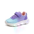 thumbnail image 2 of Lixiuxyad Lightweight Girls Sneakers With Cushioned Sole Cute Heart Design Glow In The Dark Board Shoes For Everyday Comfort Running Sports Shoes Sizes 10.5(Little Kid 4-4.5 Years), 2 of 7