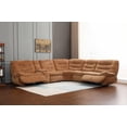 thumbnail image 2 of ACME Emmy Chenille Fabric Power Motion Sectional Sofa with USB Port in Orange, 2 of 16
