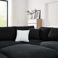 thumbnail image 5 of Modway Commix 6-Piece Upholstered Wood & Fabric Sectional Sofa in Black, 5 of 5