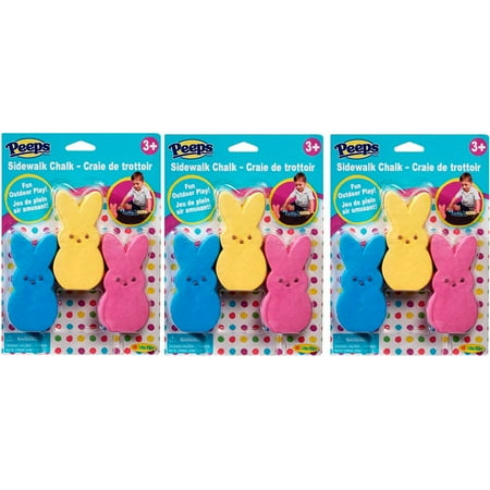 Little Kids Peeps Sidewalk Chalk 3 Pack