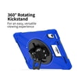 thumbnail image 5 of CODi Rugged Case for iPad 11" (A16) and iPad 10.9" 10th Generation with Integrated Screen Protector, Rotating Kickstand, Hand Strap, Shoulder Strap, Blue, 5 of 7